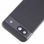 Per Google Pixel 8a Cover posteriore batteria originale con copriobiettivo fotocamera (nero)