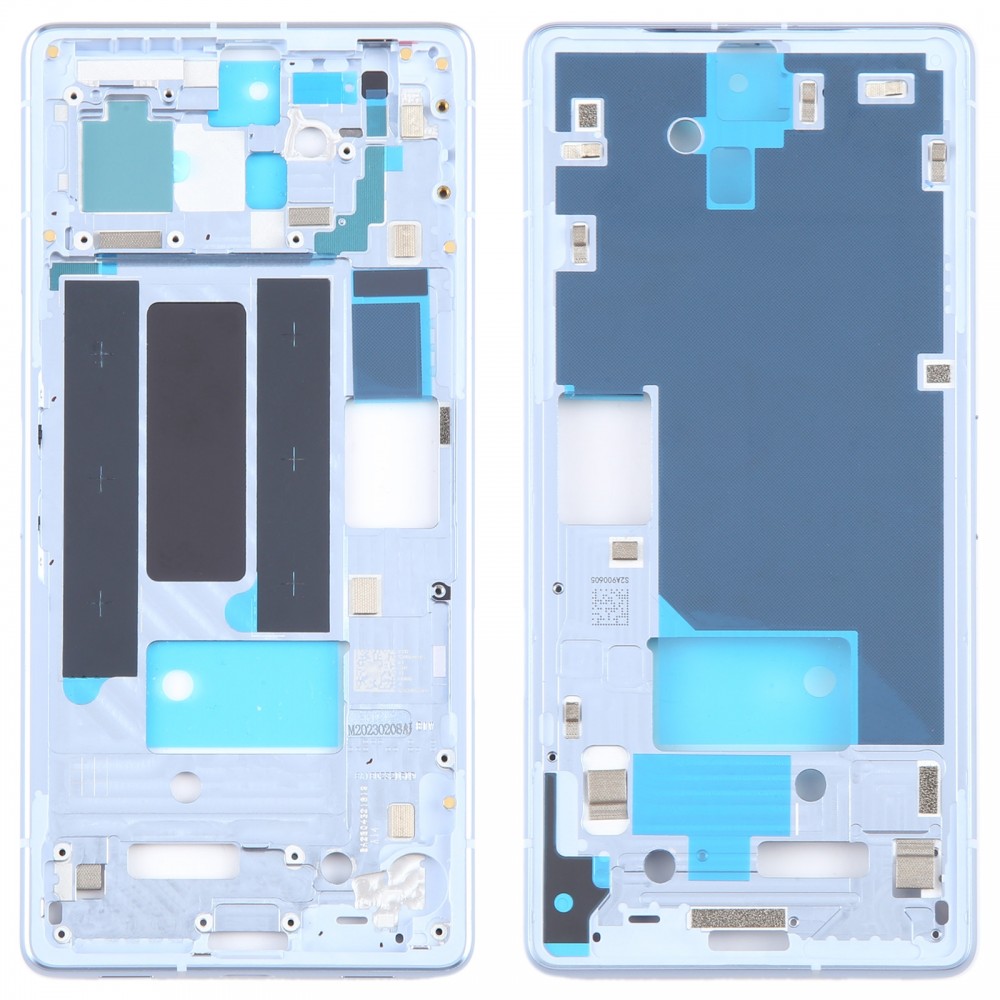 Оригинальная лицевая панель средней рамки для Google Pixel 7A (синяя)