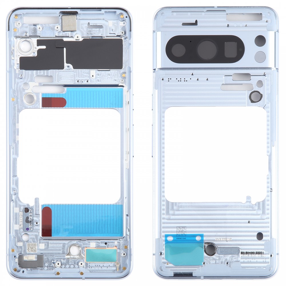 Pro Google Pixel 8 Pro Originální přední kryt Rámeček LCD rámu (modrý)
