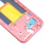За Google Pixel 9 оригинален преден корпус с LCD рамка безел плоча (червена)