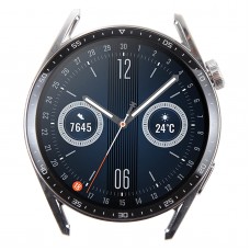 Для Huawei Watch GT 3 46mm JPT-B29 Single Cable Edition Оригінальний РК-екран, повний збірний дигітайзер із рамкою (срібло)