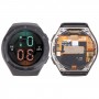 Original LCD-skärm och digitaliserare komplett montering med ram för Huawei Watch GT 2e HCT-B19 (svart)