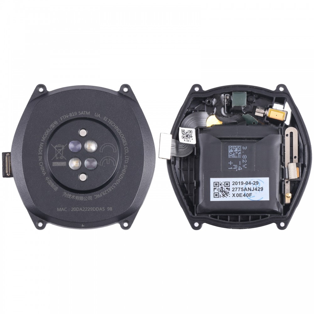 适用于华为 Watch GT 46 毫米 FTN-B19 原装后盖完整组件带电池