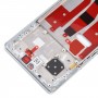 For Honor 80 フロントハウジング LCD フレーム ベゼル プレート (シルバー)