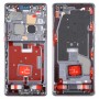 Huawei Mate 40 Pro elülső házhoz, LCD keretes előlap (fekete)