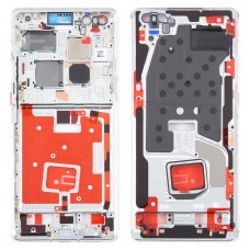Huawei Mate 40 Pro-ის წინა კორპუსის LCD ჩარჩო ჩარჩოს ფირფიტისთვის (ვერცხლისფერი)