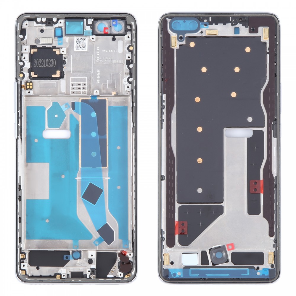Huawei Nova 10 Pro eredeti középső keretes előlaplaphoz (ezüst)