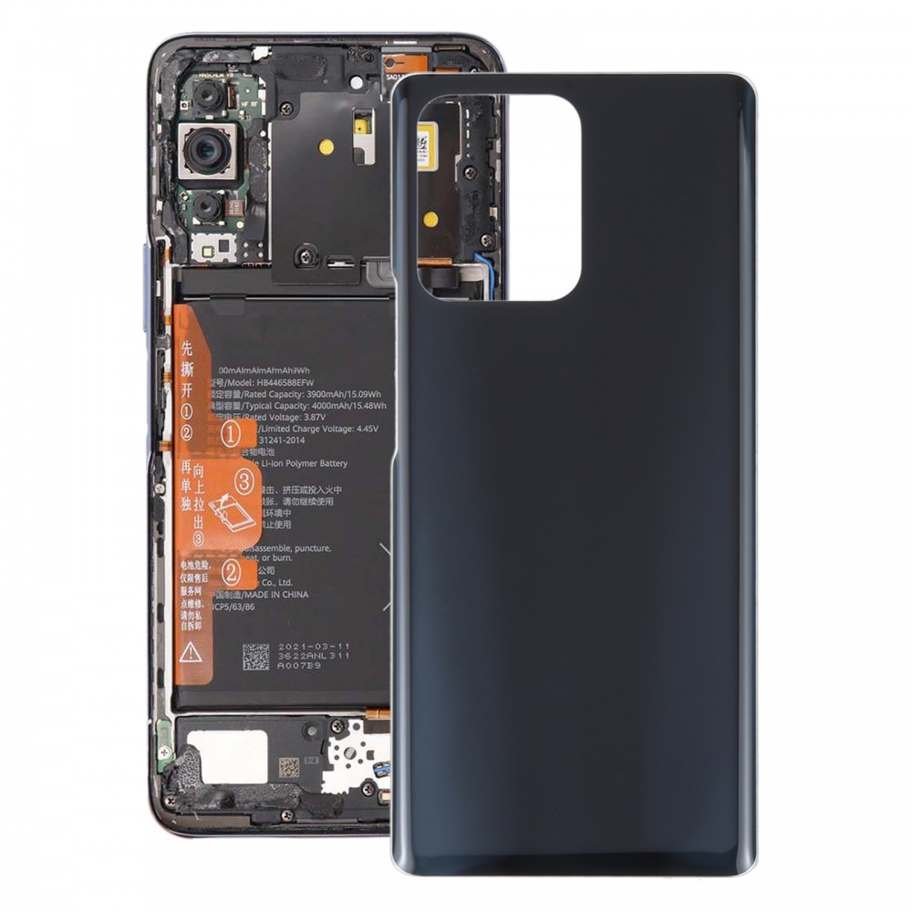For Honor 80 SE OEM כיסוי גב סוללת זכוכית (שחור)