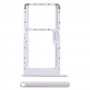 Pour Huawei nova Y70 Plus Plateau pour carte SIM + SIM / Micro SD (Argent)