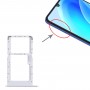 Pour Huawei nova Y70 Plus Plateau pour carte SIM + SIM / Micro SD (Argent)