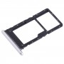 Per Huawei Enjoy 30 Plus Vassoio SIM + SIM / Micro SD (Argento)