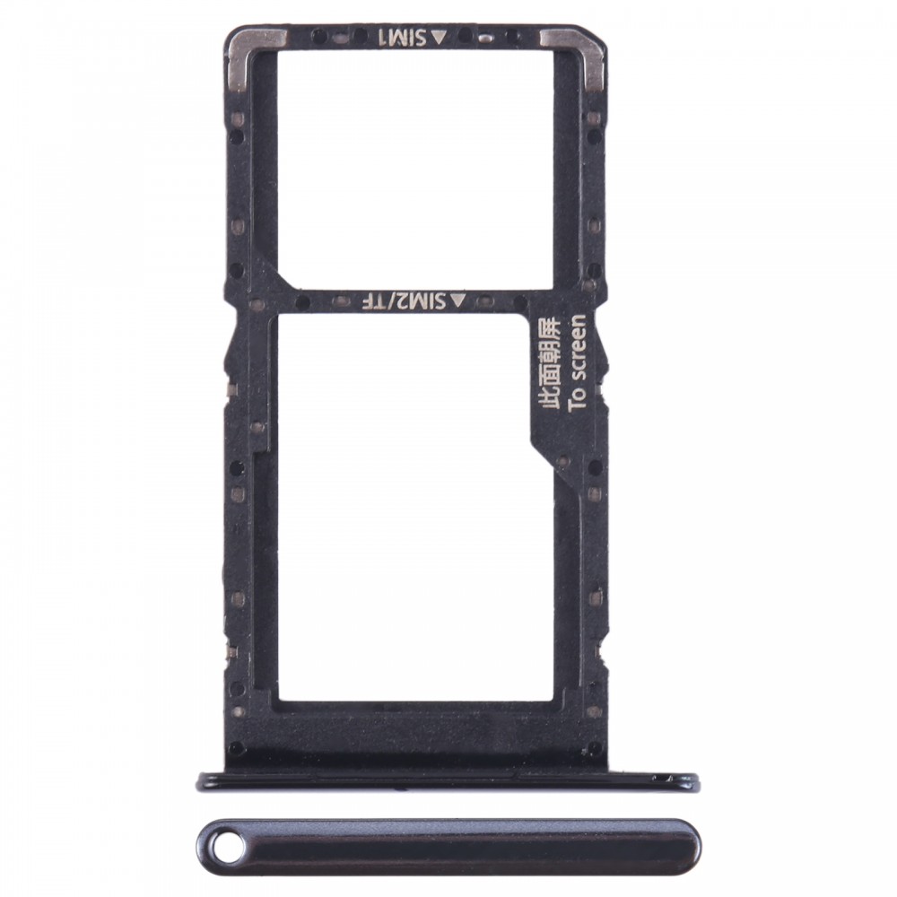 Per Huawei Maimang 11 Vassoio SIM + SIM / Micro SD (Nero)