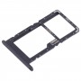 Pour Huawei Enjoy 60 Plateau pour carte SIM + SIM / Micro SD (Noir)