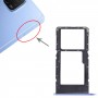 适用于华为 nova Y61 SIM + SIM / Micro SD 卡托 (蓝色)