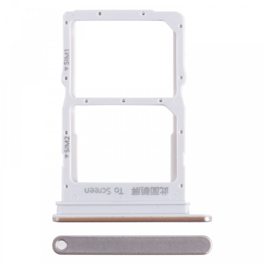 For Honor V40 Lite SIM + SIM Card Tray (Silver)