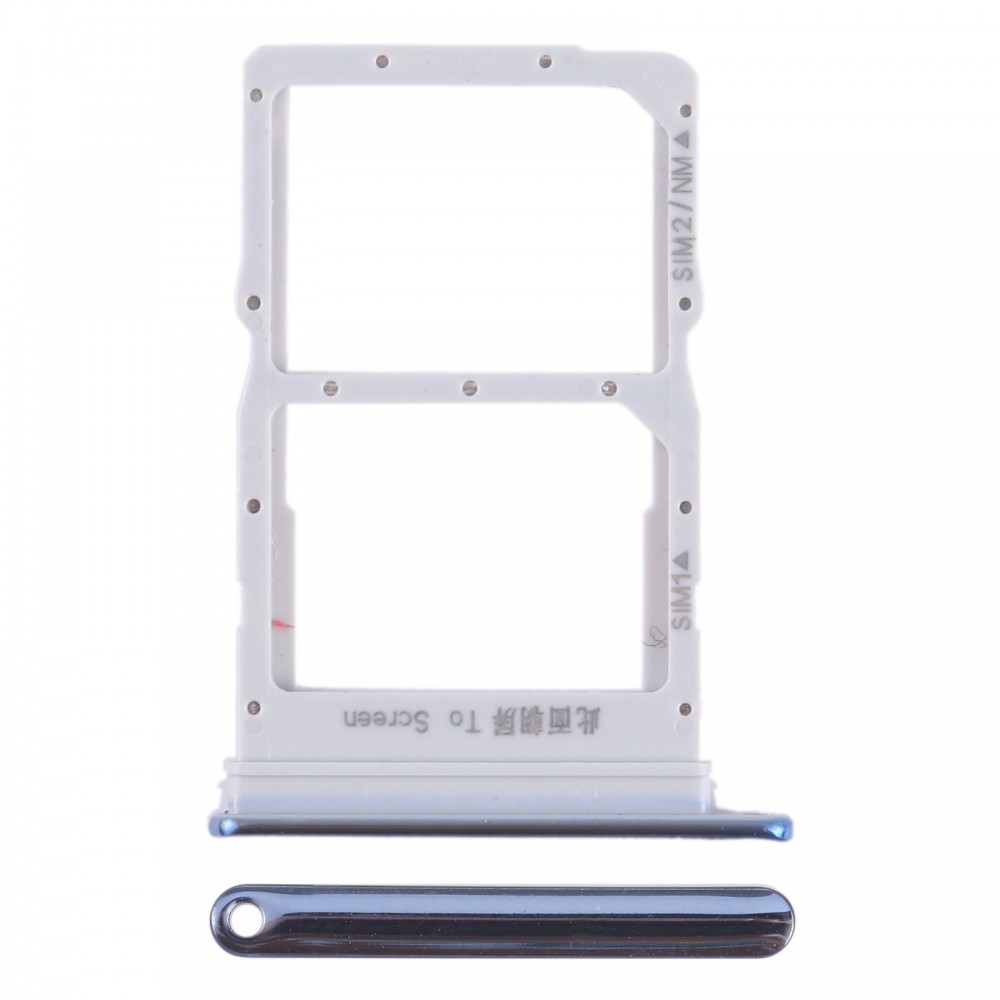 Pour Honor X30 Max SIM + SIM / NM Card Tray (Argent)