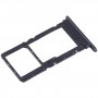 Pro Honor Play 30 přihrádka na kartu SIM + SIM / Micro SD (černá)