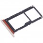 Pro Honor Play 30 přihrádka na kartu SIM + SIM / Micro SD (zlatá)