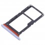 Bandeja para tarjeta SIM + SIM / Micro SD para Honor X5 Plus (púrpura)