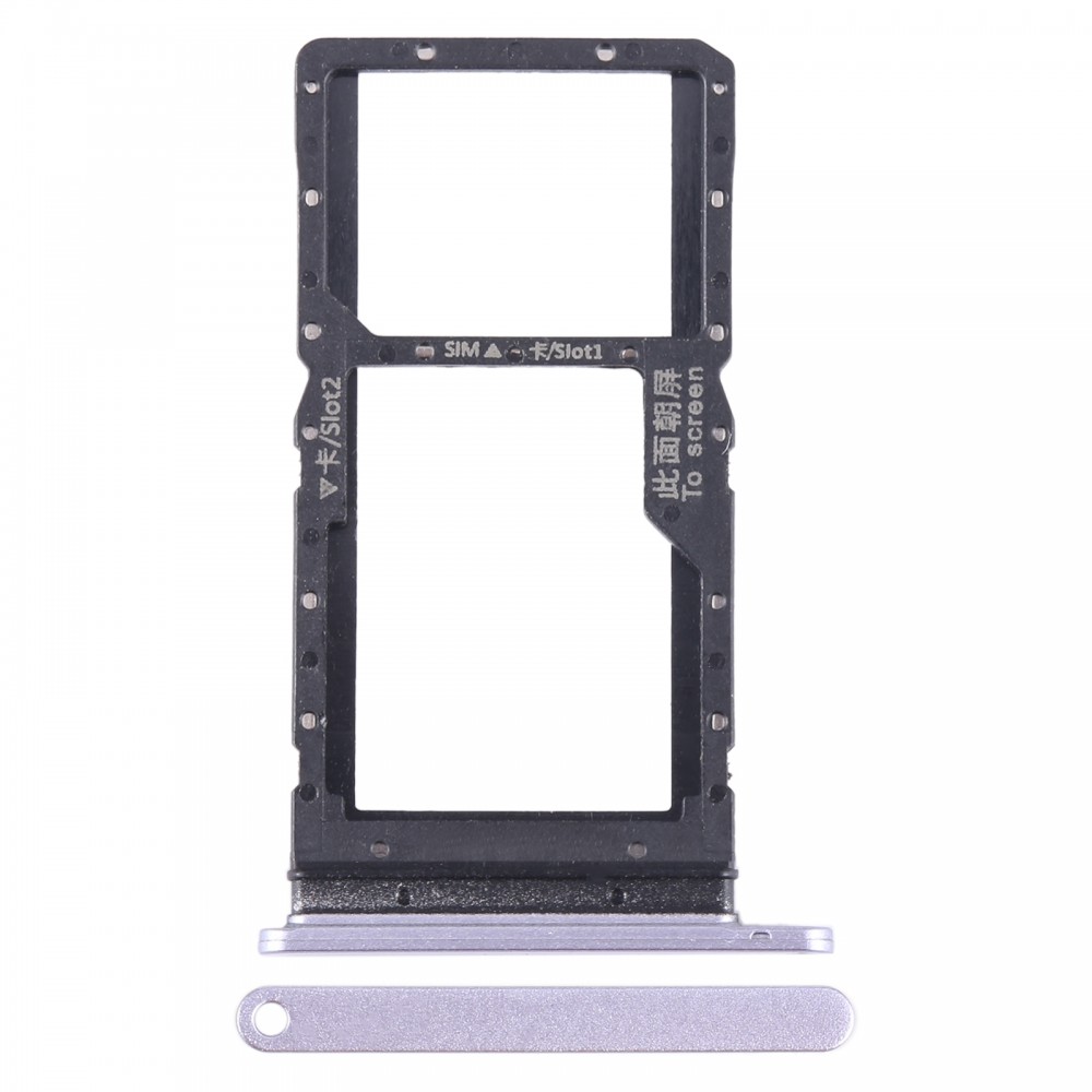 Für Honor Play 20A SIM + SIM / Micro SD-Kartenfach (Lila)