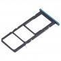 For Honor 20 SE SIM + SIM + Micro SD Card Tray (Green)
