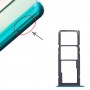 עבור Honor X10 Lite SIM + SIM + מגש כרטיס מיקרו SD (ירוק)
