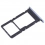 För Honor X8 5G SIM + SIM / Micro SD-kortfack (blå)