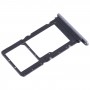 Dla Honor X8 5G Tacka na kartę SIM + SIM / Micro SD (fioletowa)