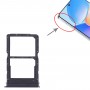 Pro Honor X40i přihrádka na SIM + SIM kartu (černá)