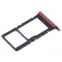 Pro Honor X5 přihrádka na SIM + SIM / Micro SD kartu (zlatá)