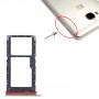 Pro Honor X5 přihrádka na SIM + SIM / Micro SD kartu (zlatá)