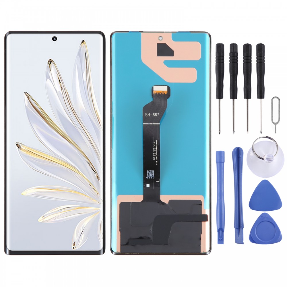 מסך LCD מקורי ל-Honor 70 עם הרכבה מלאה של Digitizer