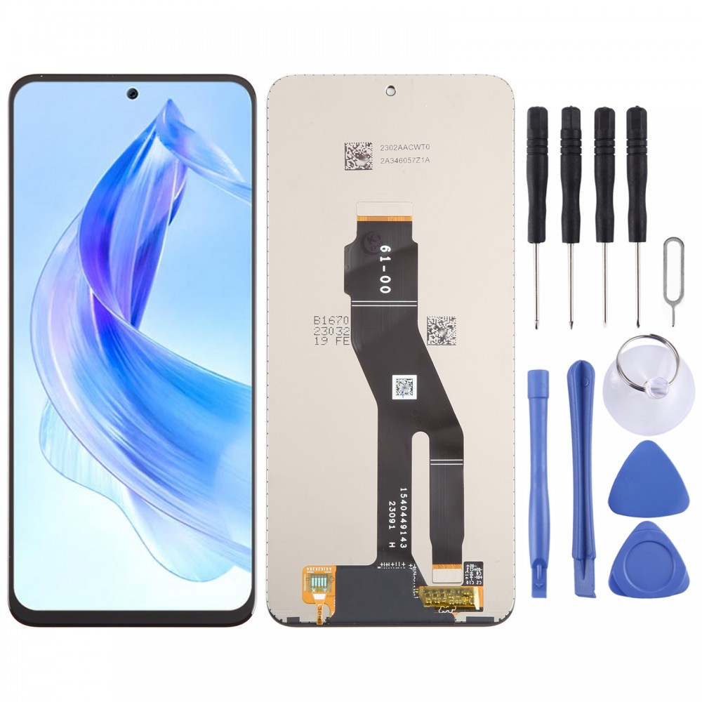 Honor X50i eredeti LCD-képernyőhöz, teljes szereléssel digitalizálva