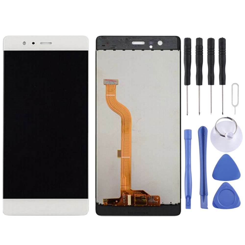 OEM LCD obrazovka pro Huawei G9 Lite s kompletní sestavou digitizéru (bílá)