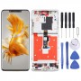 Pro Huawei Mate 50 Pro Originální kompletní sestava digitizéru LCD obrazovky s rámečkem (stříbrná)