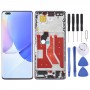 Huawei nova 9 Pro デジタイザー用オリジナル LCD スクリーンフレーム付きフルアセンブリ (パープル)