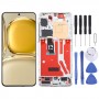 Huawei P50 デジタイザー用オリジナル LCD スクリーン フレーム付きフルアセンブリ (シルバー)