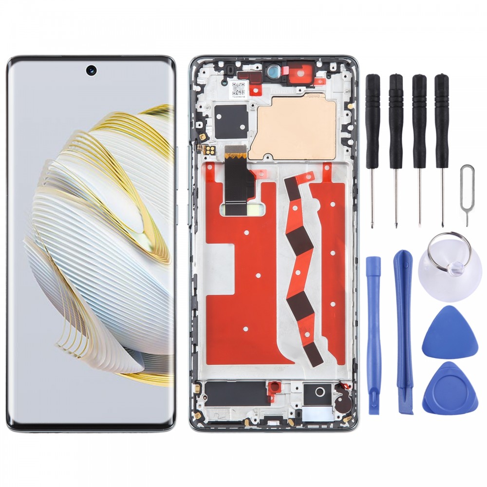 Оригинальный ЖК-экран для Huawei nova 10, дигитайзер в сборе с рамкой (зеленый)