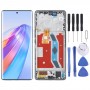 Оригинален LCD екран за дигитайзер Honor X40 пълен комплект с рамка (зелен)