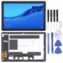 ЖК-экран для Huawei MediaPad M5 Lite 10,1 BAH2-W19/BAH2-L09, дигитайзер в сборе с рамкой (черный)
