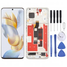 Für Honor 90 Original LCD-Bildschirm-Digitizer-Vollmontage mit Rahmen (Silber)
