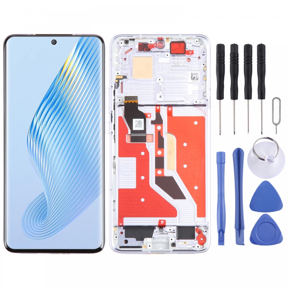 לכבוד Magic5 מסך LCD Digitizer הרכבה מלאה עם מסגרת (סגול)