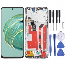 За Huawei Nova 10z оригинален дигитайзер за LCD екран, пълен комплект с рамка (черен)