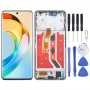 Für Honor X9b Original LCD-Bildschirm-Digitalisierer, komplette Montage mit Rahmen (blau)
