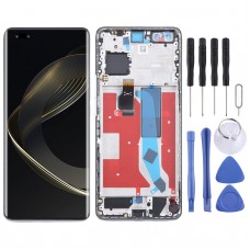For Huawei Nova 11 Pro Original LCD Screen Digitizer Full Assembly with Frame (Silver)