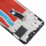 Huawei Nova Y72 eredeti LCD-képernyős digitalizálóhoz, teljes összeszerelés kerettel (fekete)