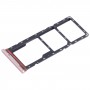 Для Infinix Hot 10i X659B Лоток для SIM-карти + Лоток для SIM-карти + Лоток для картки Micro SD (золотий)