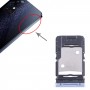 Для Infinix Zero X Pro X6810 Лоток для SIM-карти + Лоток для SIM-карти + Лоток для картки Micro SD (синій)