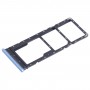 Infinix Note 11 X663 SIM カード トレイ + SIM カード トレイ + マイクロ SD カード トレイ (ブルー)
