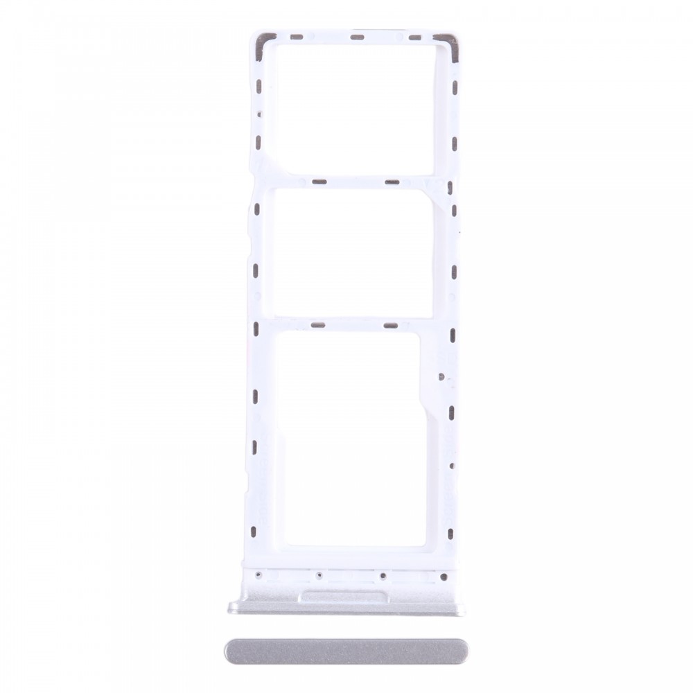 Para Infinix Note 11 X663 Bandeja de tarjeta SIM + Bandeja de tarjeta SIM + Bandeja de tarjeta Micro SD (Blanco)